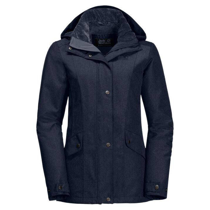 Jack Wolfskin outdoor jas Park Avenue donkerblauw online kopen