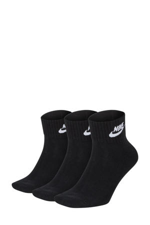 sokken Everyday Essential - set van 3 zwart