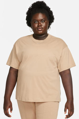 Plus Size sport T shirt beige