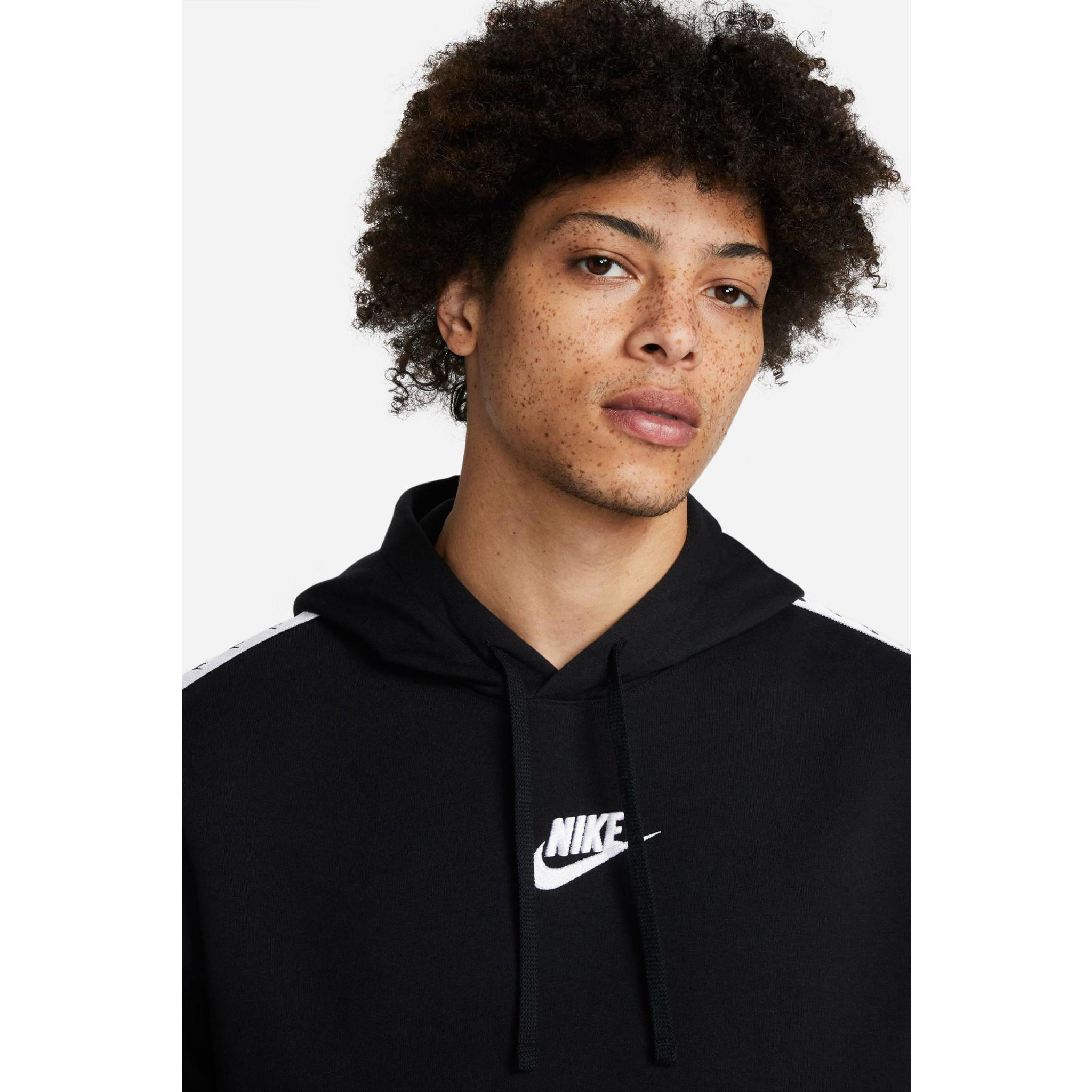 Nike joggingpak zwart/wit wehkamp