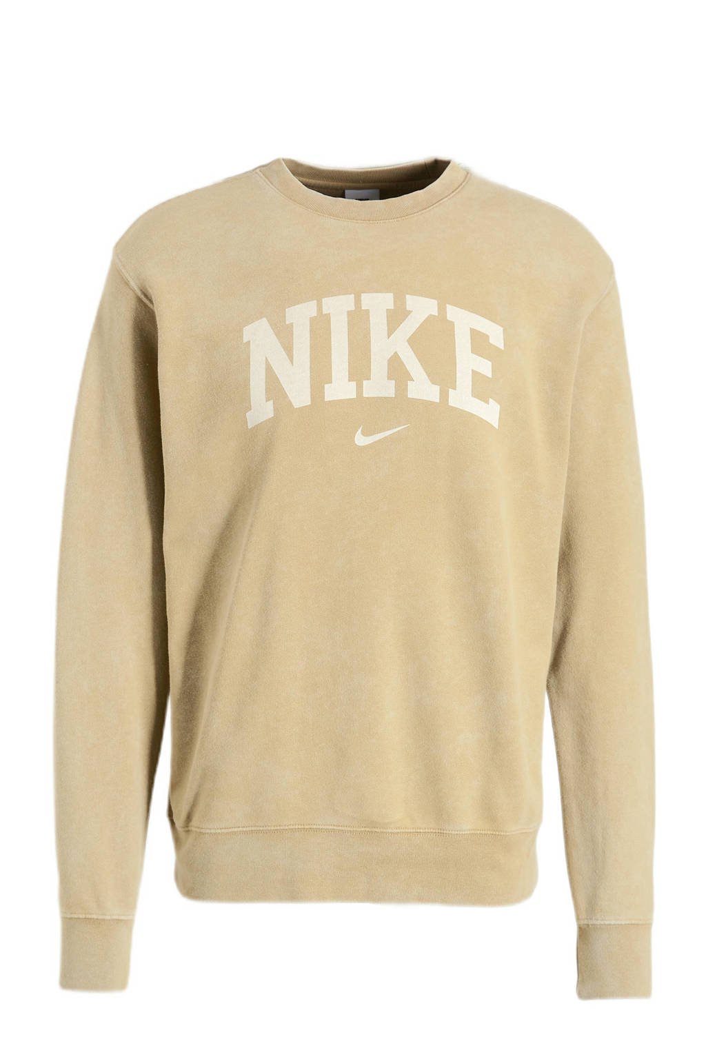 Nike sweater met logo beige