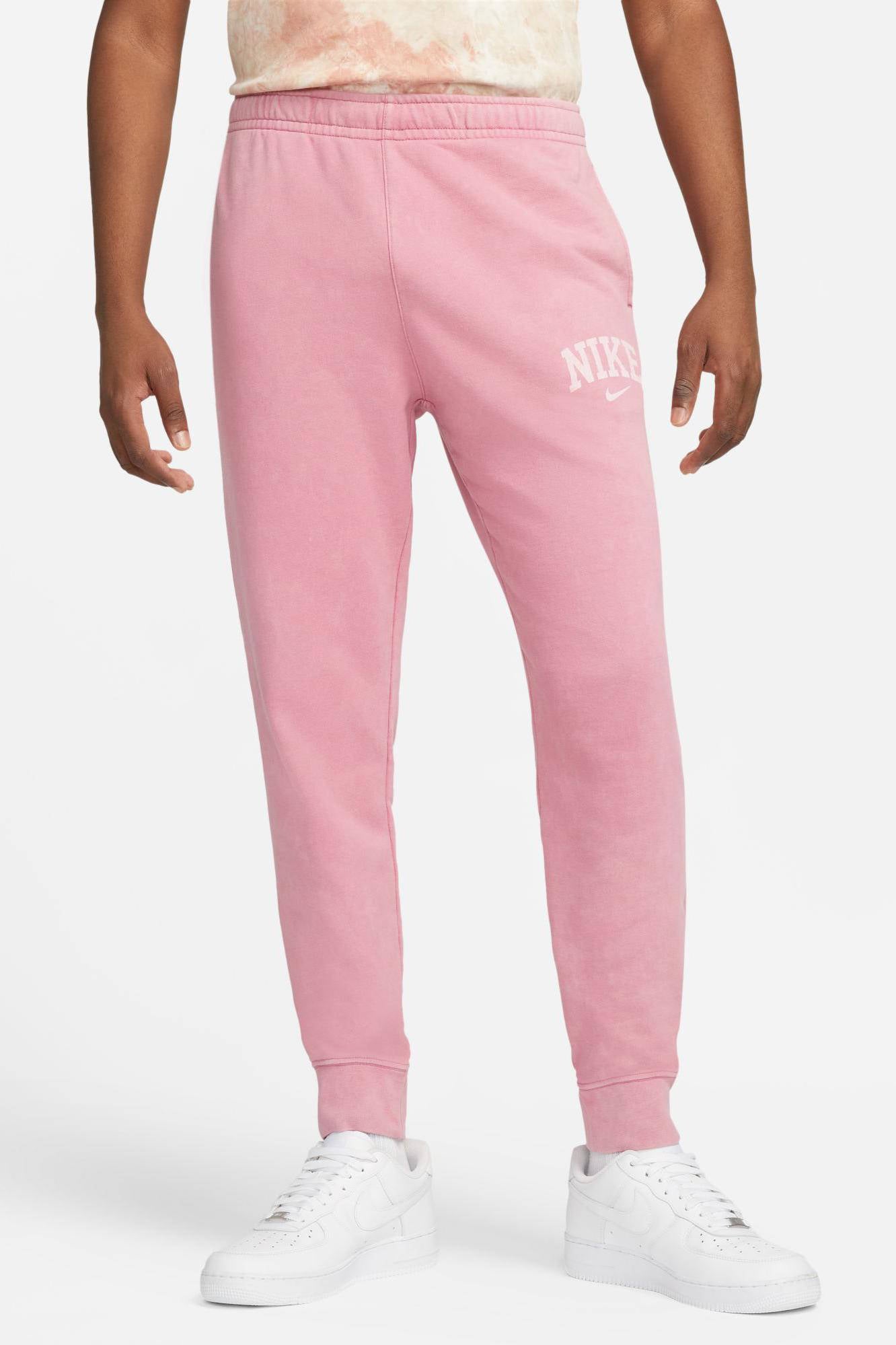 Nike regular fit joggingbroek met logo roze | wehkamp