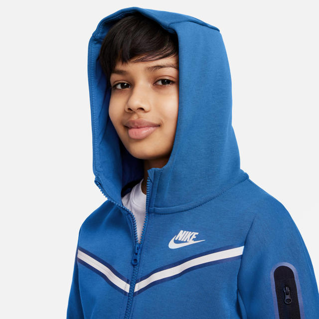 stok leerplan Doe alles met mijn kracht Nike vest blauw | wehkamp