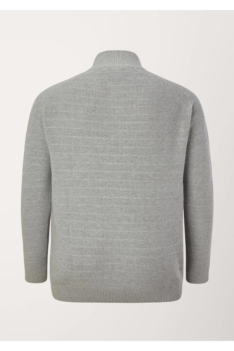 M7535 963 crew neck sweatshirt Fred Perry ronde hals sweater blauw mid
