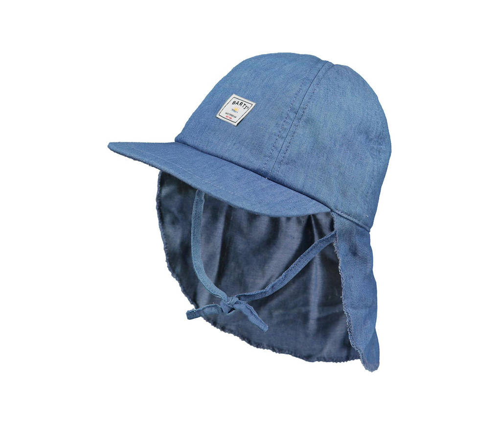 Barts zonnehoed Venezuela met nekbescherming denimblauw, Denimblauw