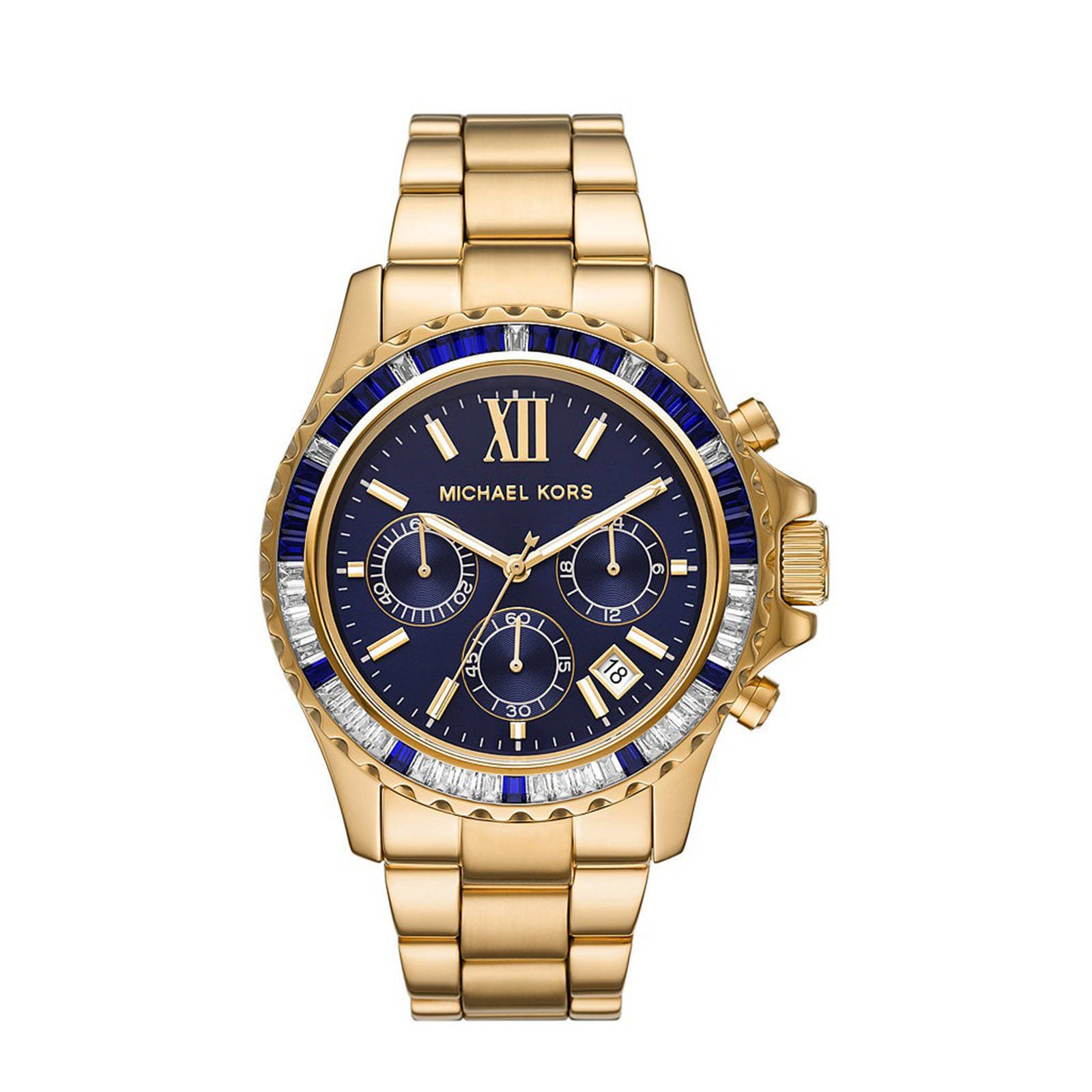 Sieraden Horloges Analoge horloges Michael Kors Analoog horloge goud zakelijke stijl 