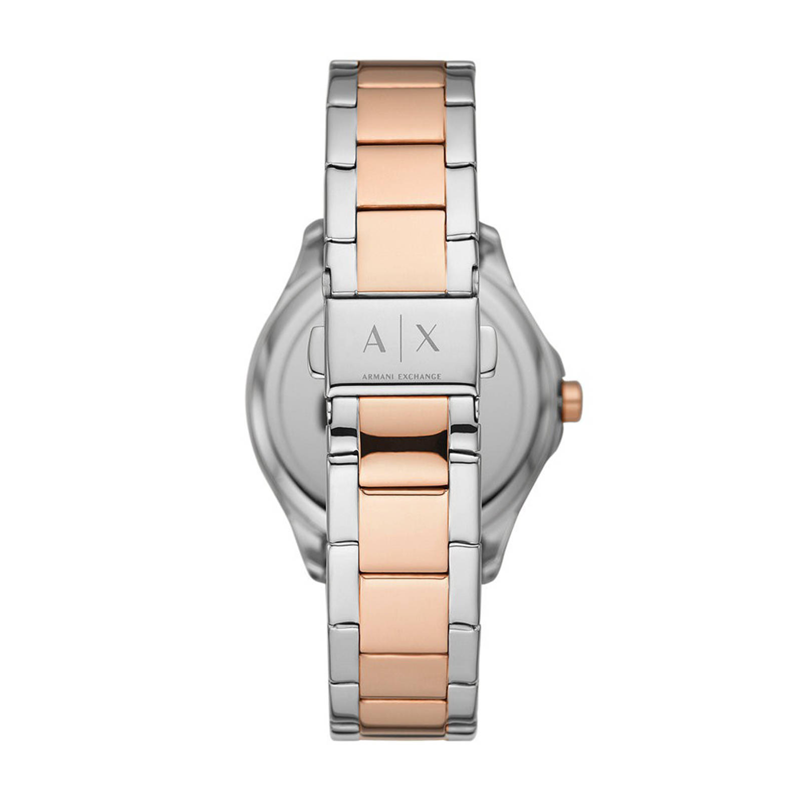 Armani Exchange horloge AX5258 Armani Exchange Zilver, rosé | wehkamp