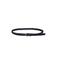 PIECES leren riem PCAVERY zwart
