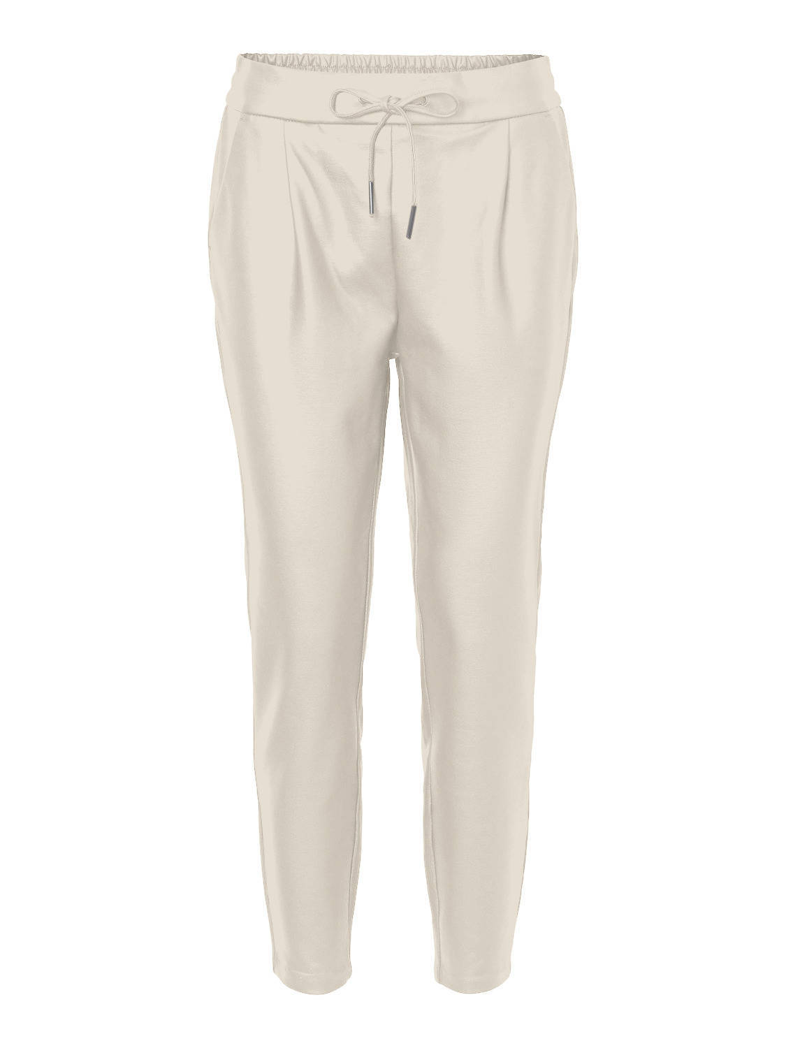 VERO MODA coated wide leg broek beige | wehkamp