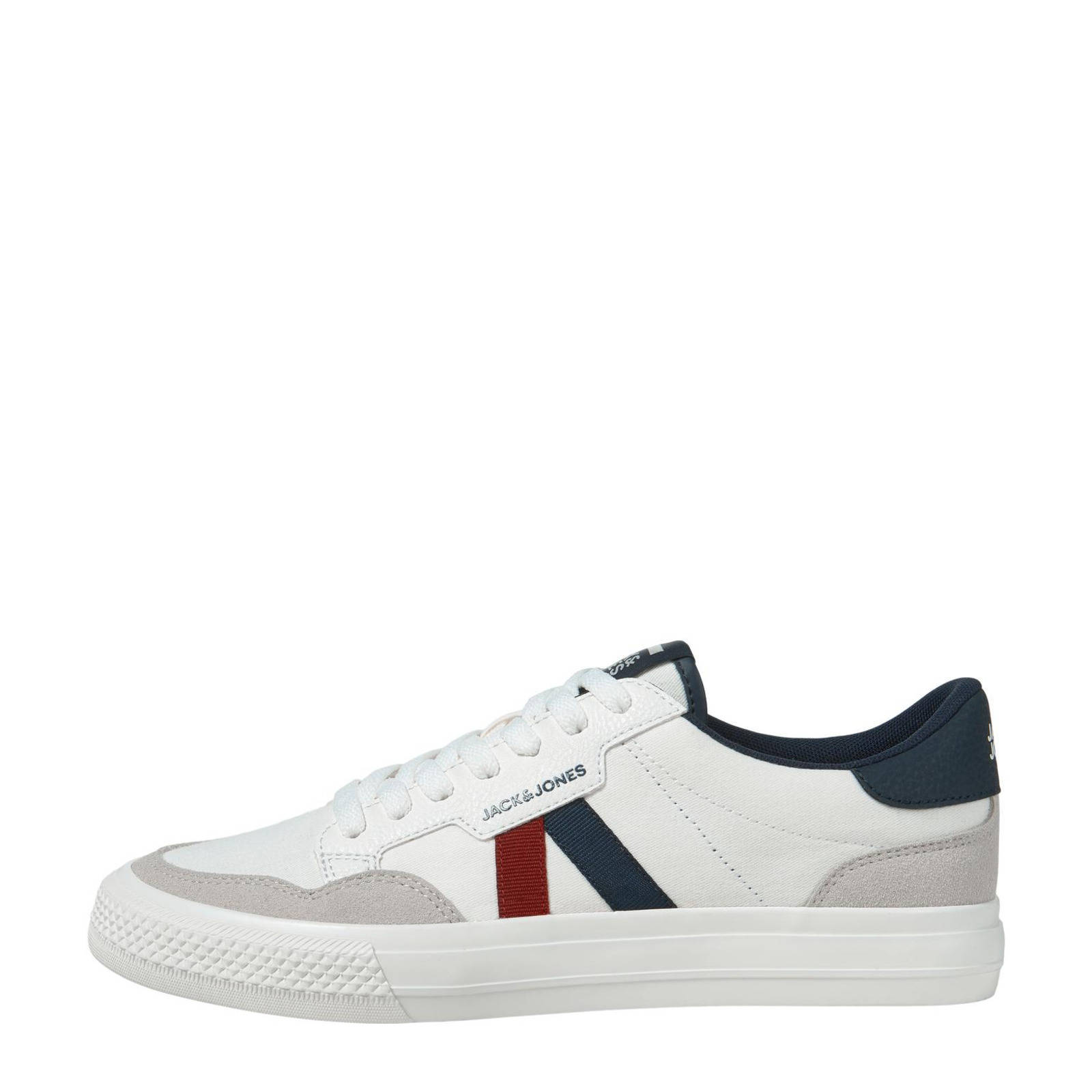 JACK \u0026 JONES JFWMORDEN COMBO 2.5 sneakers wit/blauw/rood | wehkamp