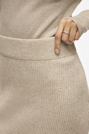thumbnail: VILA gebreide midi rok VIRIL beige