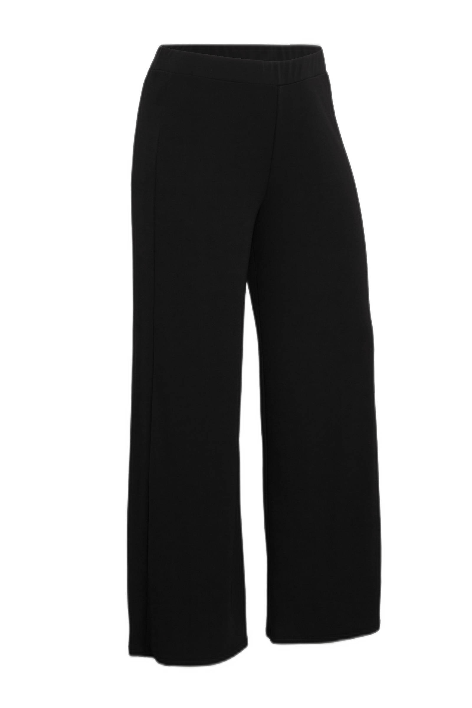 GREAT LOOKS loose fit palazzo broek zwart | wehkamp
