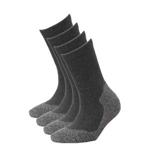 wandelsokken - antraciet (set van 4)