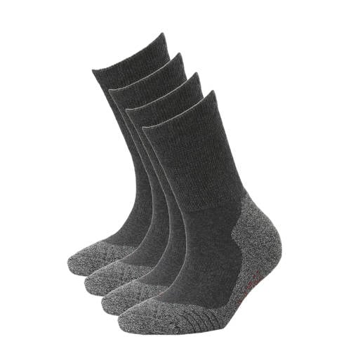 Xtreme wandelsokken - set van 4 antraciet afbeelding