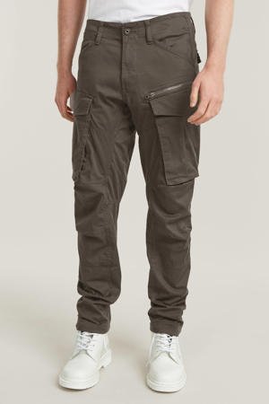 Rovic zip 3d  regular fit cargobroek met katoen 1260gs grey