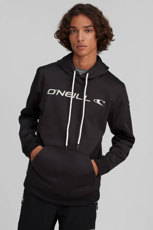hoodie Rutile met logo zwart