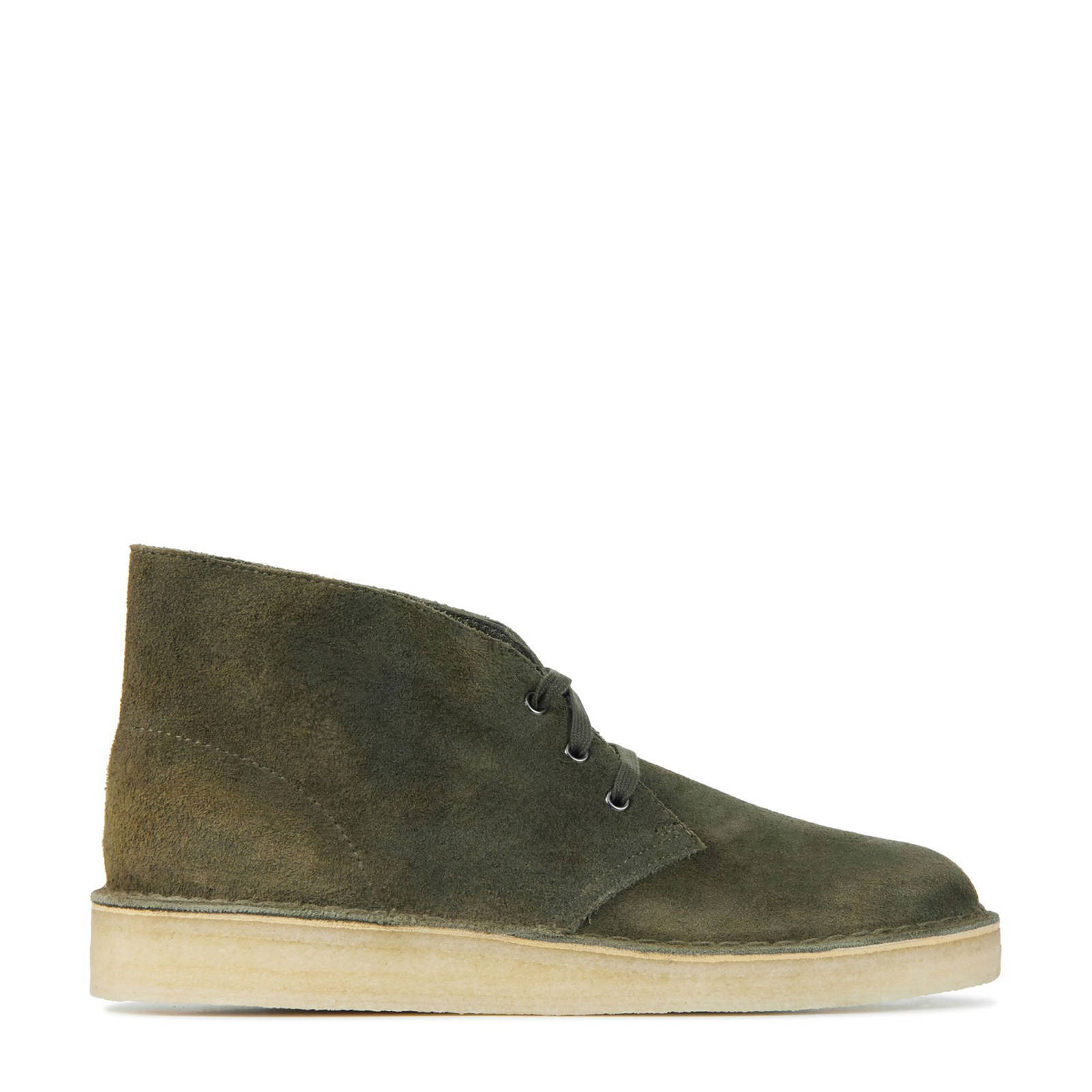 Clarks Originals Desert Coal suède desert boots groen | wehkamp