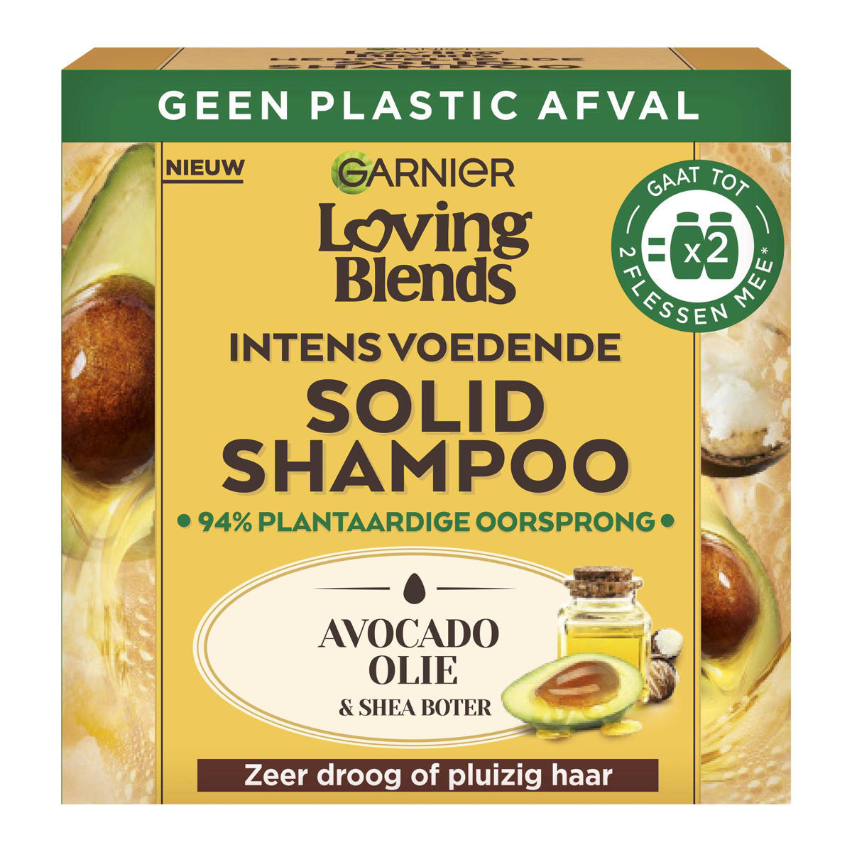 Garnier Loving Blends Avocado olie en Shea boter solid shampoo 1 stuk