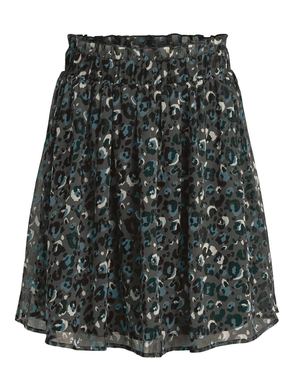 VILA rok VIFALIA van gerecycled polyester groen, Groen