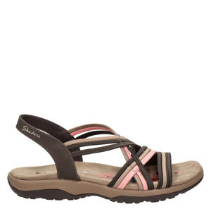 sandalen bruin/roze