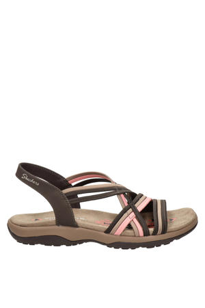 sandalen bruin/roze