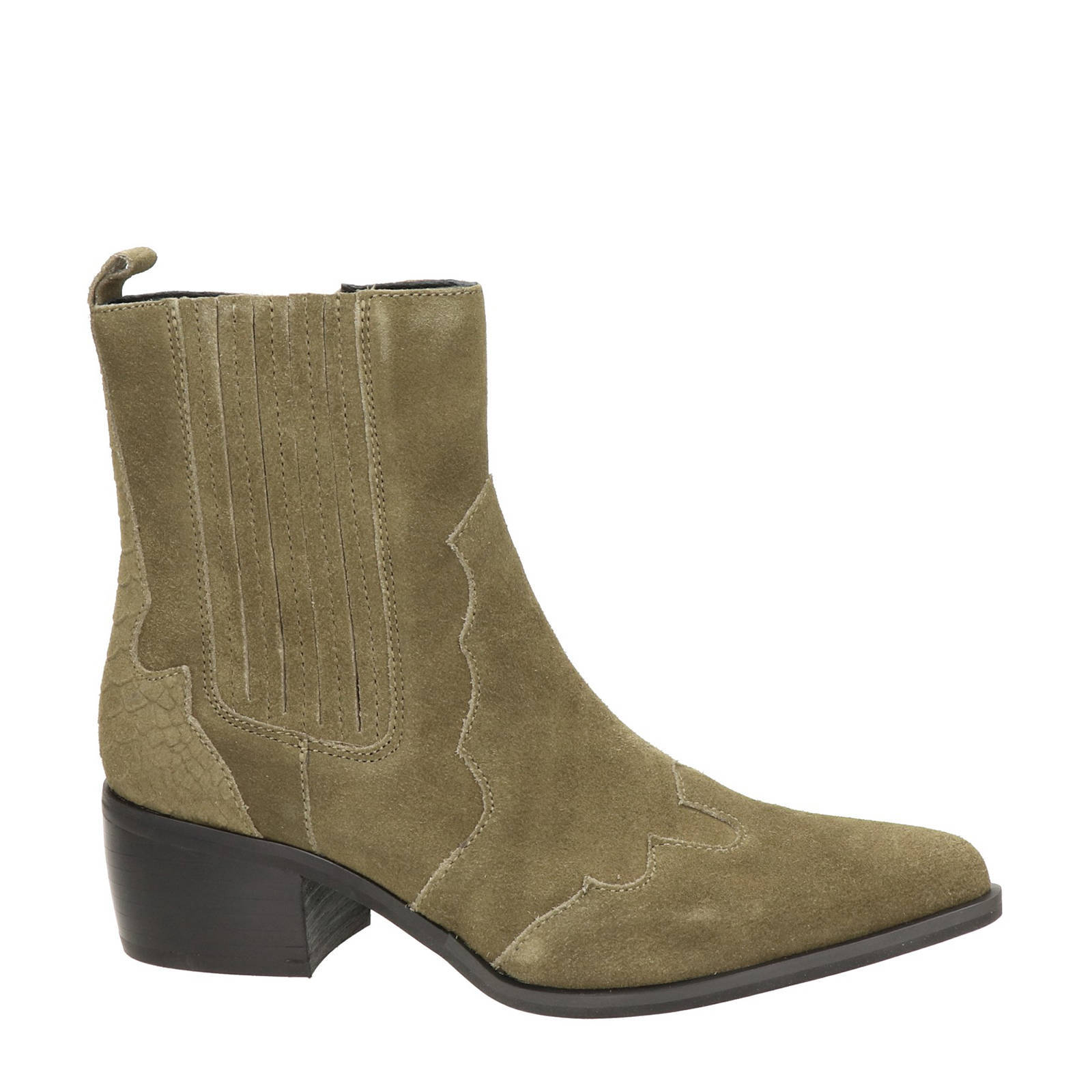 Nelson dames enkellaars Zwart - Schoenen.nl