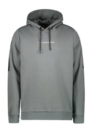 hoodie met logo olive