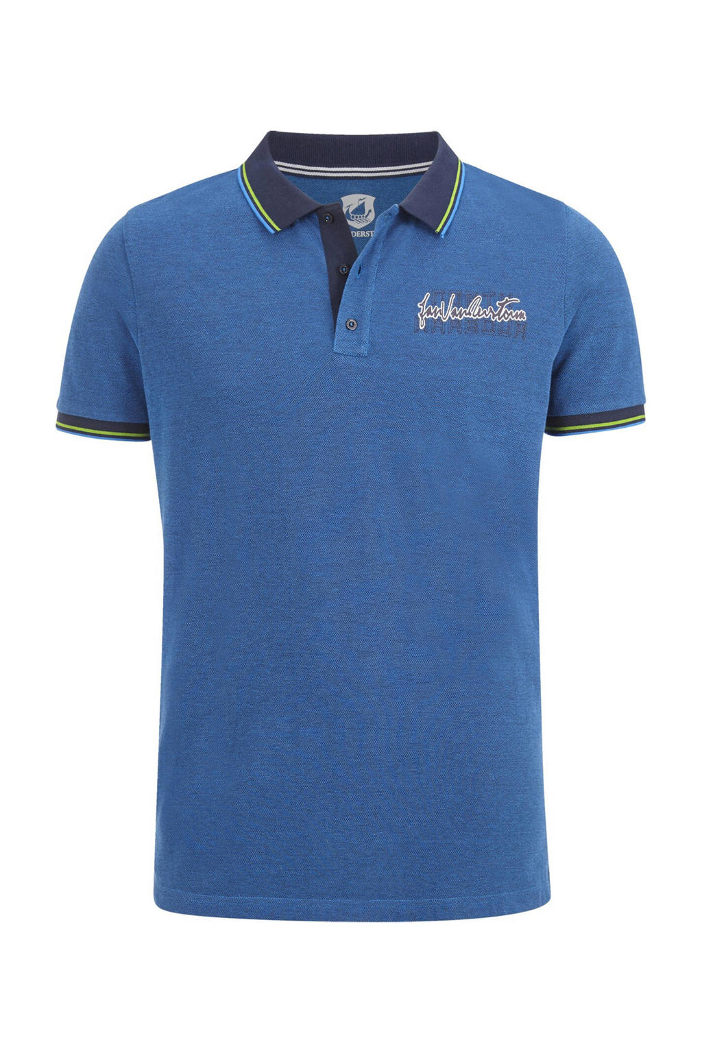 Jan Vanderstorm loose fit polo Plus Size Arnar blauw | wehkamp Jan Vanderstorm loose fit polo Plus Size Arnar blauw | wehkamp