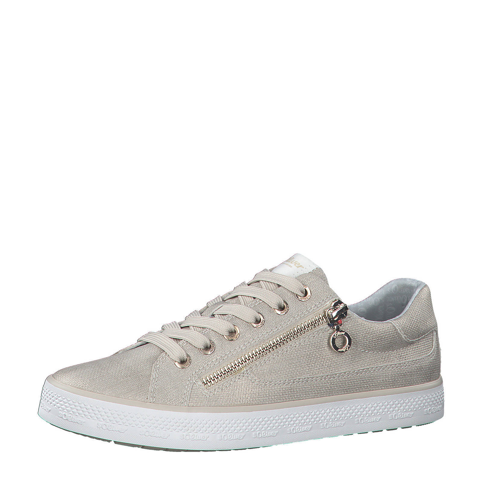 s.Oliver sneakers champagne | wehkamp