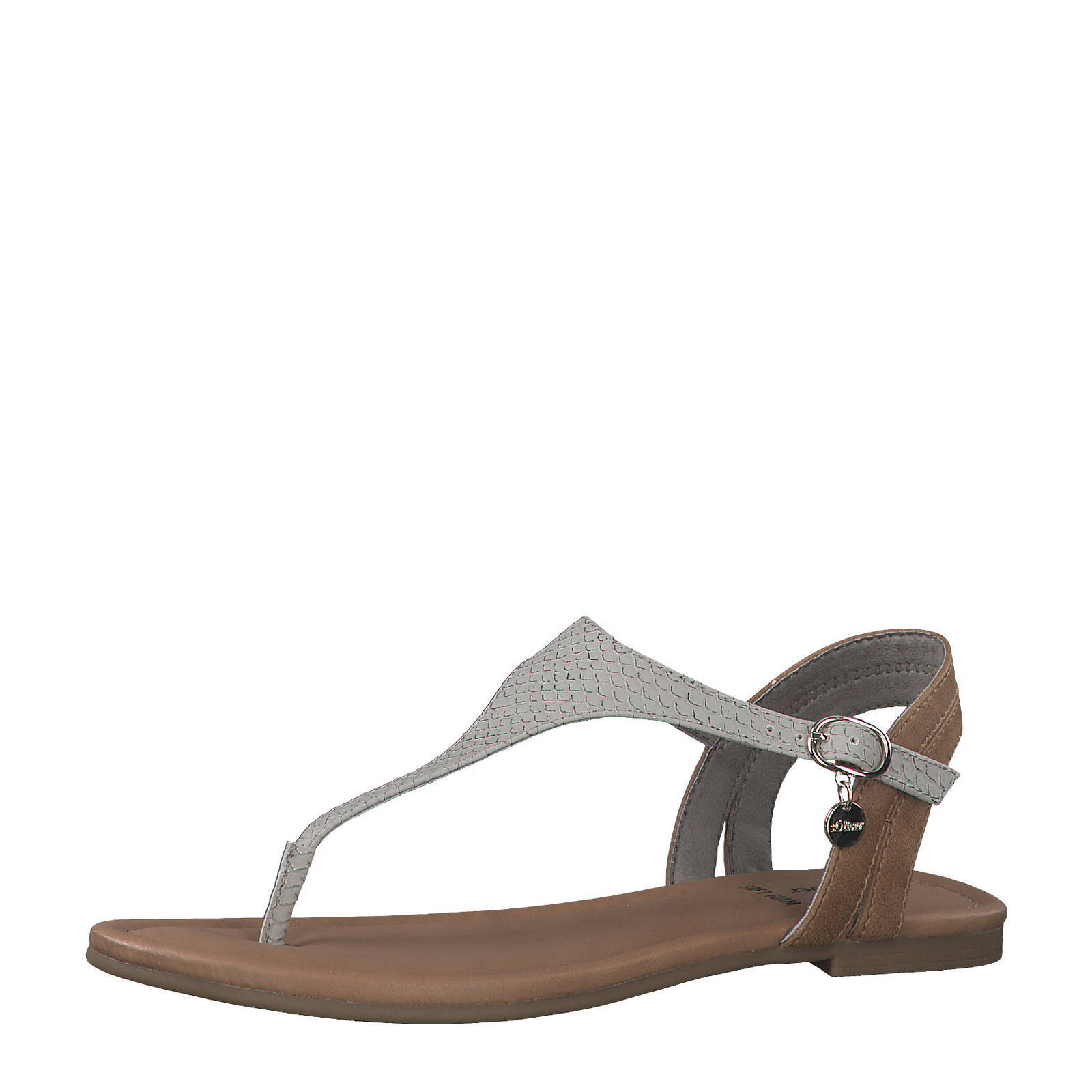 s.Oliver sandalen taupe | wehkamp