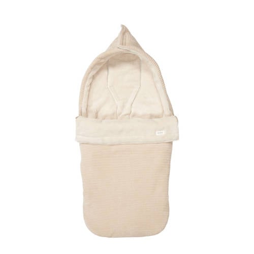 Koeka Vik buggy voetenzak met teddy 40x115 cm sand afbeelding