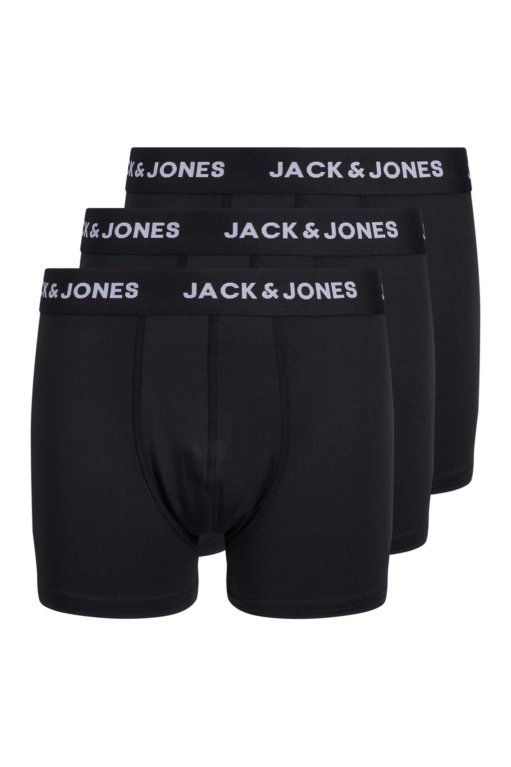 JACK & JONES JUNIOR   boxershort - set van 3 zwart