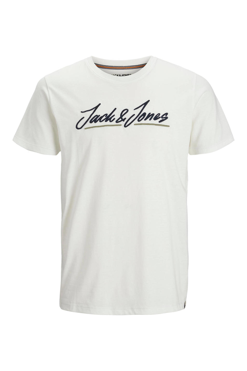 JACK & JONES JUNIOR T-shirt JORTONS met logo wit
