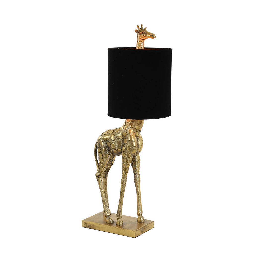 Light & Living tafellamp giraffe, Brons, 67,5