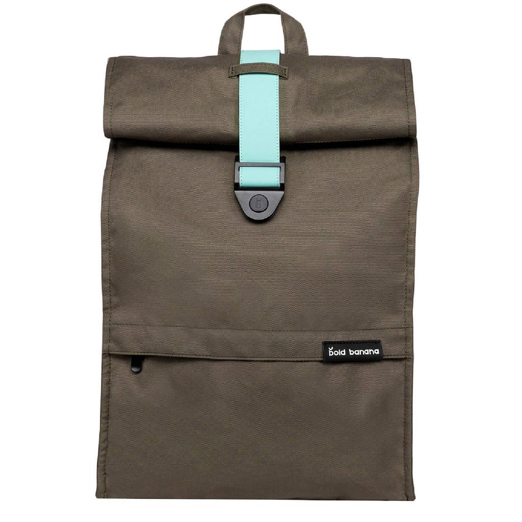 Bold Banana rugzak Roll Top kaki/lichtblauw