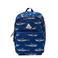 Little Legends rugzak Shark Mouth L blauw
