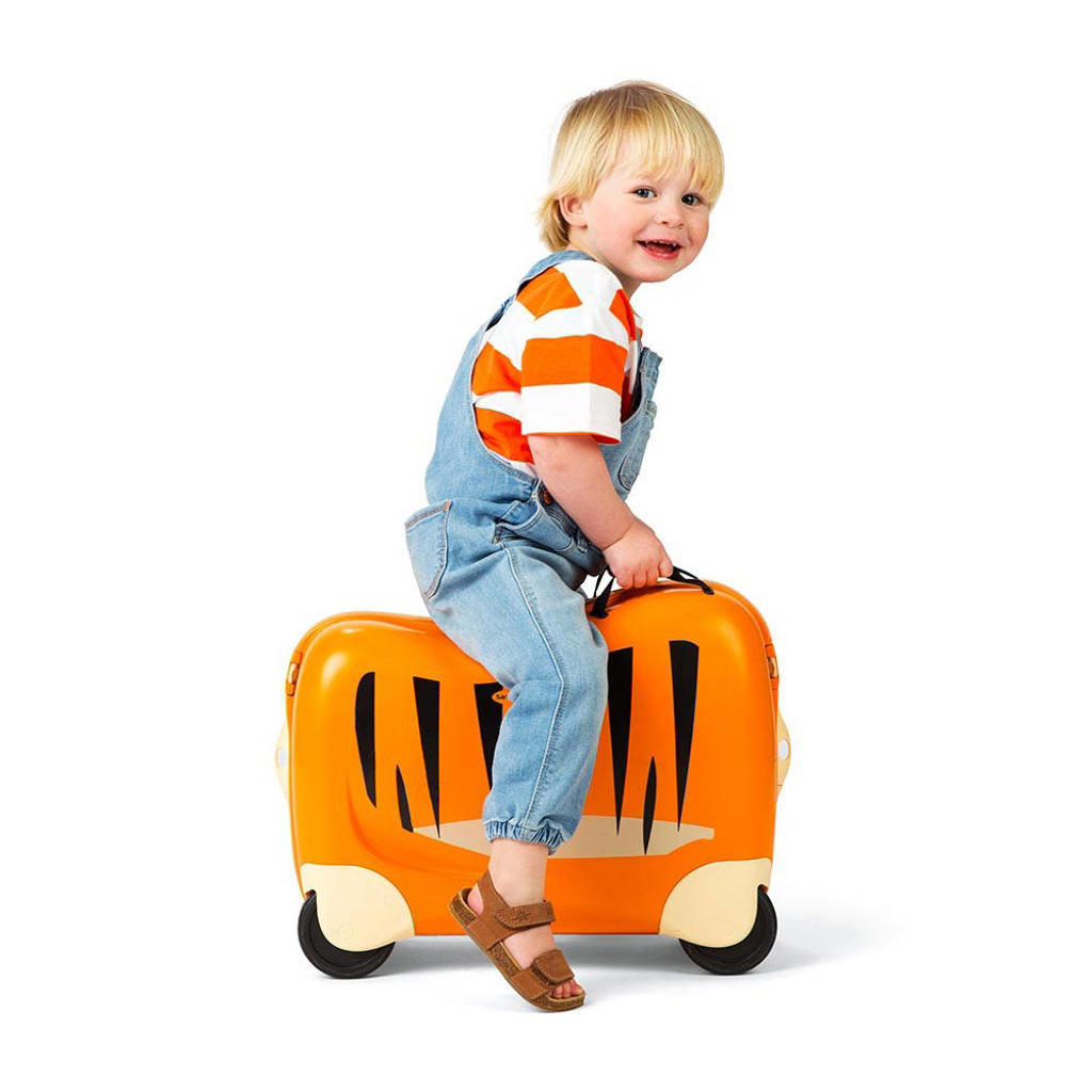 Samsonite trolley Dream Rider Tiger Toby oranje wehkamp