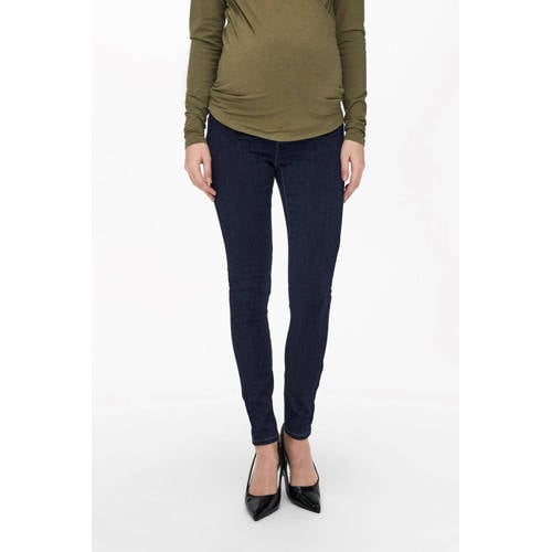 ONLY MATERNITY skinny jegging OLMRAIN dark blue denim afbeelding