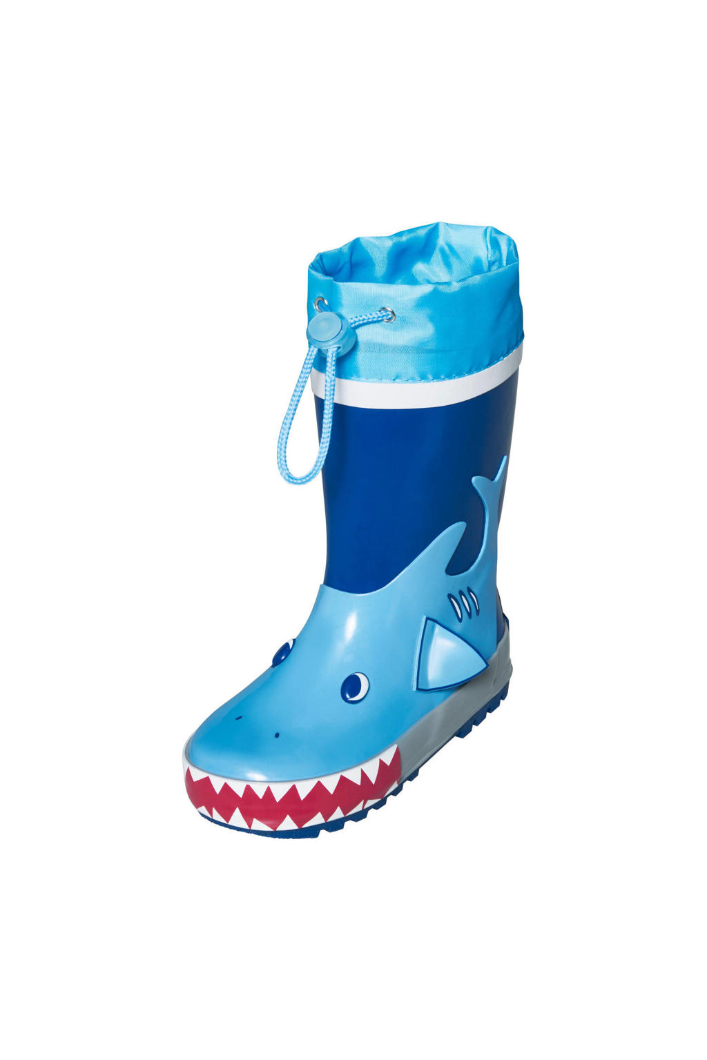 Playshoes Shark  gevoerde regenlaarzen blauw