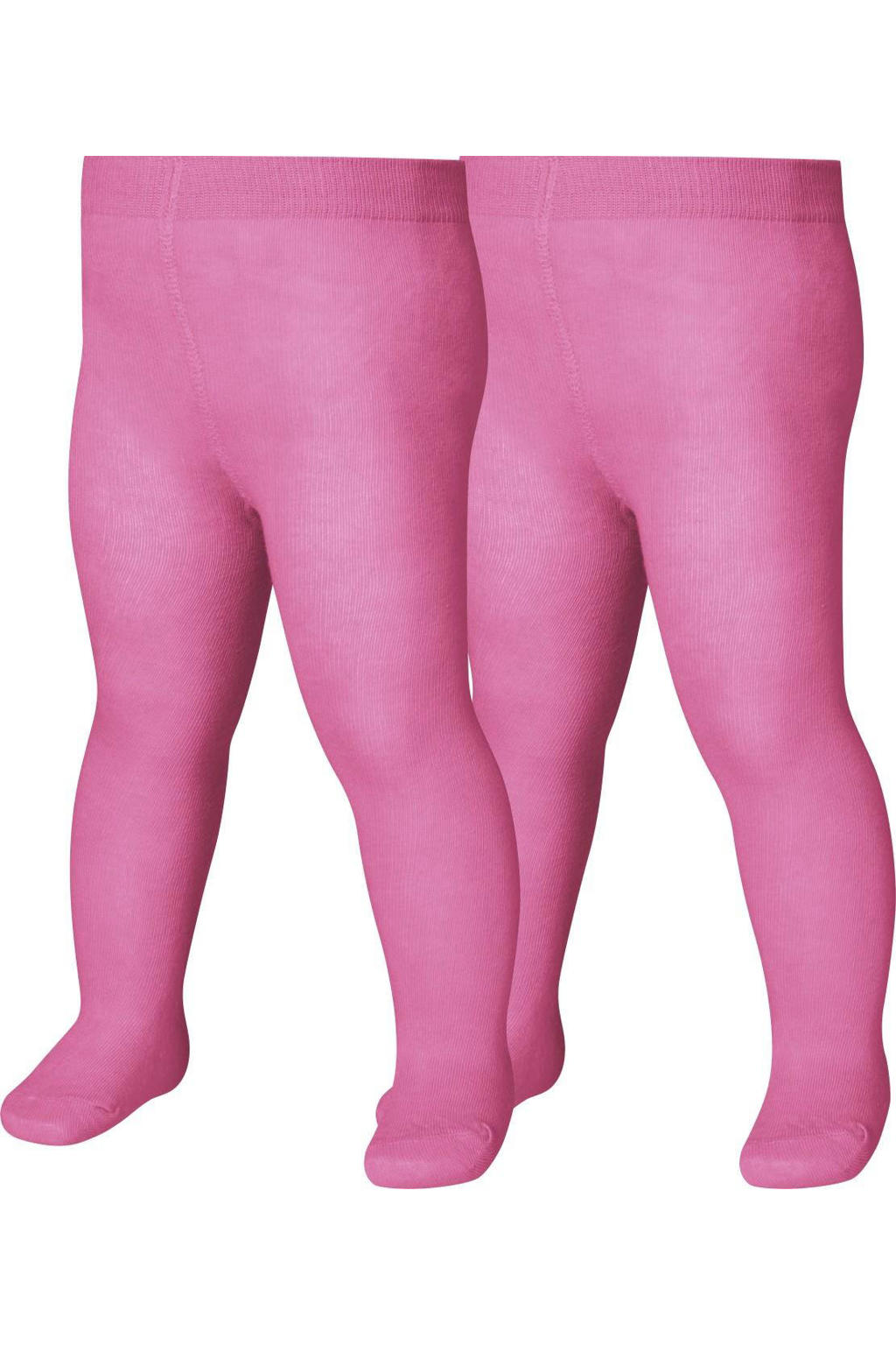 Set van 2 roze meisjes Playshoes maillot van katoen met effen