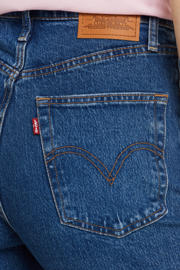 thumbnail: Levi's Ribcage high waist straight leg jeans blauw