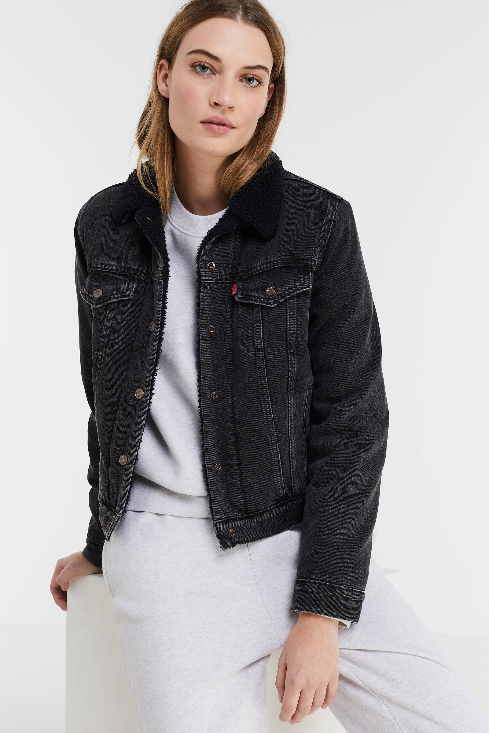 Levi's Levis 29944 Exboyfriend Trucker Jacket AND Jackets Women Denim Light  Blue - Jassenshoponline.nl