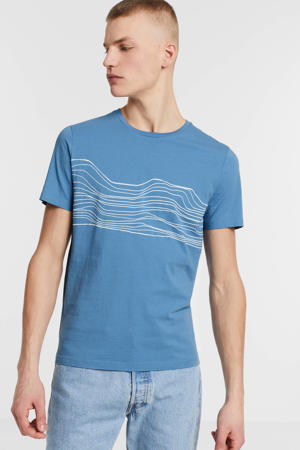 T-shirt Jaames Sound Waves van biologisch katoen cloudbusting