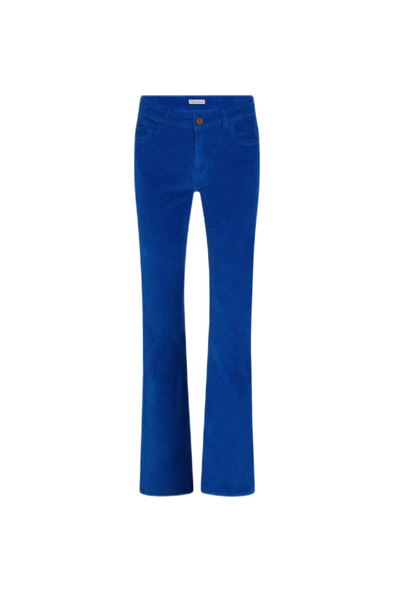 Fabienne Chapot corduroy flared broek Eva blauw | wehkamp