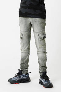 CoolCat Junior tapered fit jeans washed grey, Washed grey