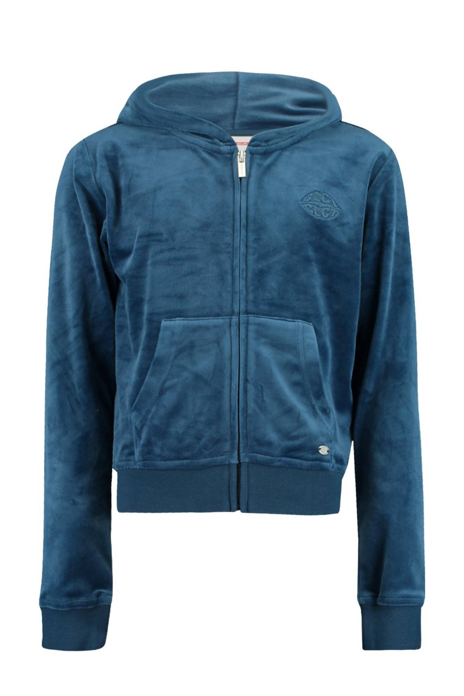 CoolCat Junior fluwelen vest blauw online kopen