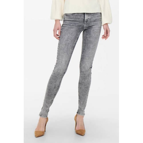 ONLY skinny jeans ONLBLUSH light grey denim afbeelding