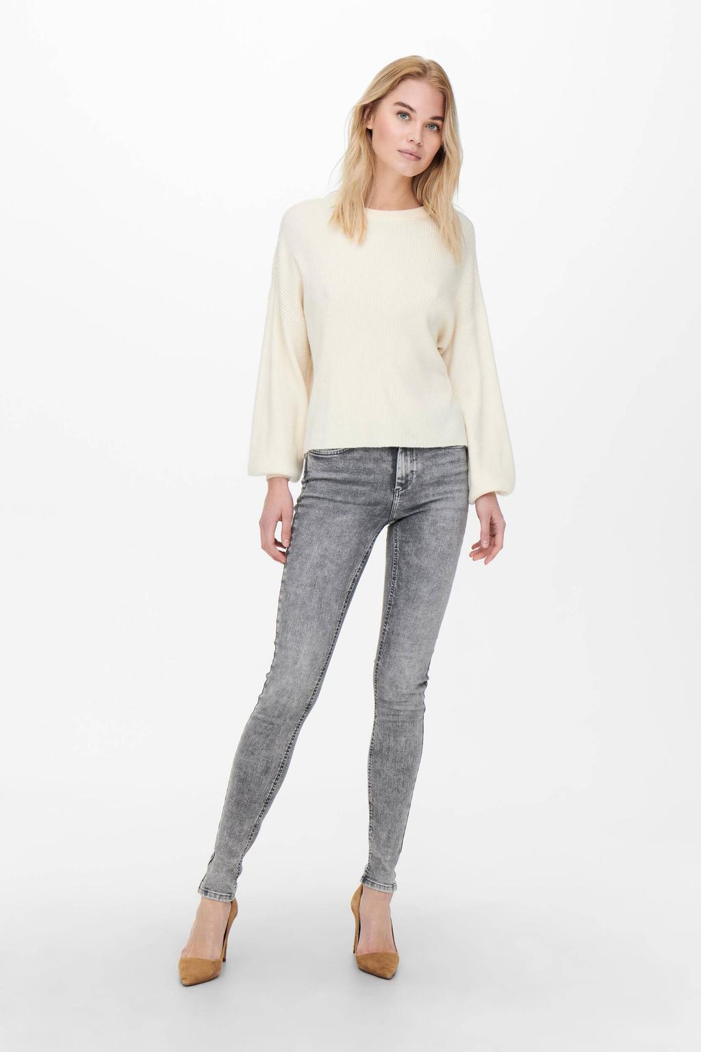 ONLY skinny jeans ONLBLUSH light grey denim
