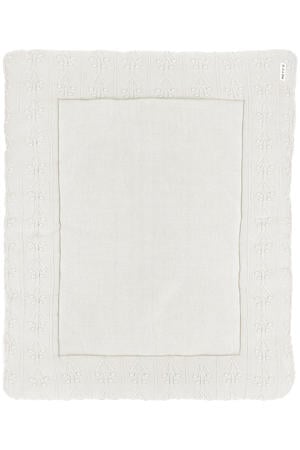 boxkleed Romantic flower 77x97 cm off white