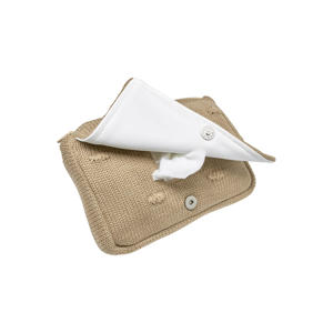 babydoekjes box Knots taupe